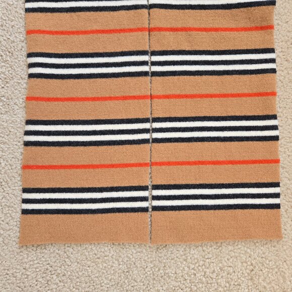Burberry Rare Vintage KNIT Lambswool Scarf PERFECT - Picture 11 of 14